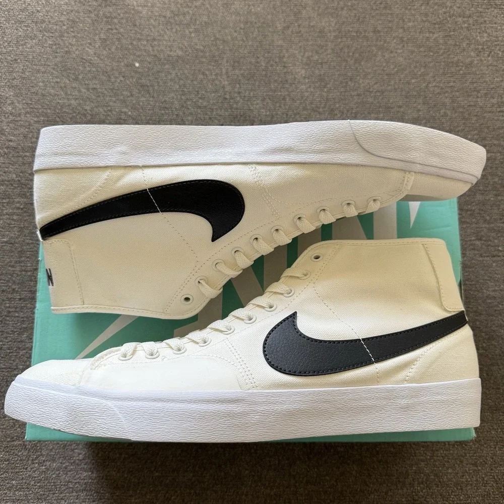 Nike SB Blazer Court Mid Men Shoes Sail/Anthracite White DC8901-102 Size 13